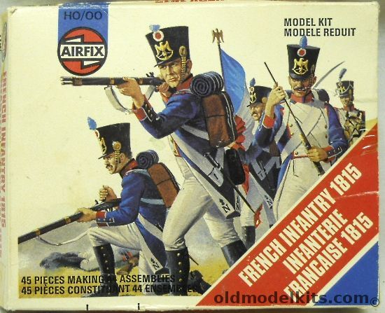 Airfix 1/87 French Infantry 1815 - HO / OO Scale, 1744 plastic model kit